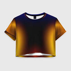 Женский топ Color black red blue