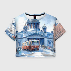 Женский топ Снежный Санкт-Петербург