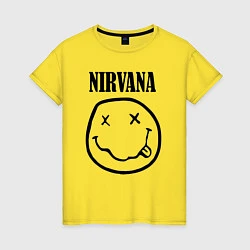 Женская футболка Nirvana