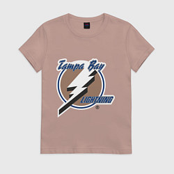 Футболка хлопковая женская Tampa Bay, цвет: пыльно-розовый