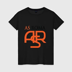 Футболка хлопковая женская Roma ASR, цвет: черный
