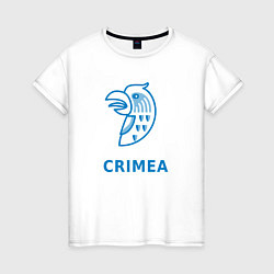 Футболка хлопковая женская Crimea, цвет: белый