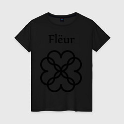 Женская футболка Fleur Gold