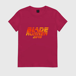 Футболка хлопковая женская Blade Runner 2049, цвет: маджента