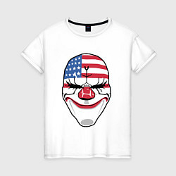 Футболка хлопковая женская American Mask, цвет: белый