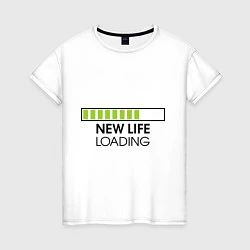 Женская футболка New life. Loading