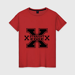 Женская футболка SXe: Streght edge