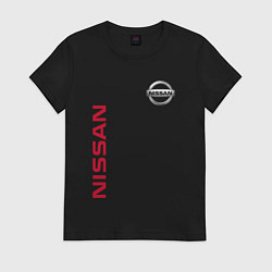 Футболка хлопковая женская Nissan Style, цвет: черный