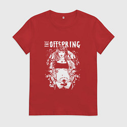 Футболка хлопковая женская The Offspring: Days go by, цвет: красный