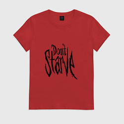 Футболка хлопковая женская Don't Starve, цвет: красный
