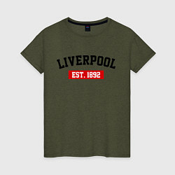 Женская футболка FC Liverpool Est. 1892