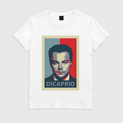 Футболка хлопковая женская DiCaprio Art, цвет: белый