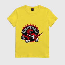Футболка хлопковая женская Toronto, цвет: желтый