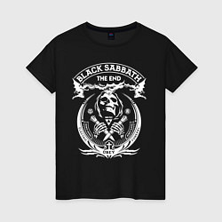 Футболка хлопковая женская Black Sabbath: The End, цвет: черный
