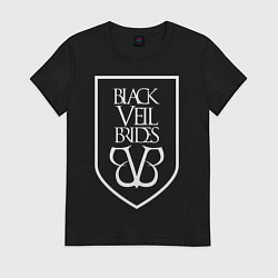 Футболка хлопковая женская Black Veil Brides: Knives and Pens, цвет: черный