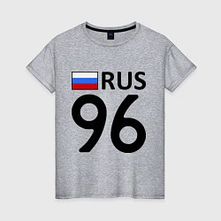Футболка хлопковая женская RUS 96, цвет: меланж
