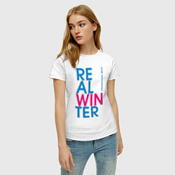 Футболка хлопковая женская Real Winer 2019, цвет: белый — фото 2