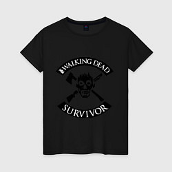 Женская футболка Walking dead survivor