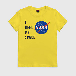 Женская футболка Nasa i need my space