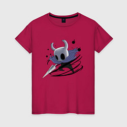 Футболка хлопковая женская Hollow Knight, цвет: маджента