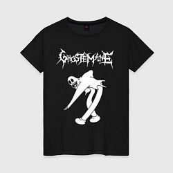 Футболка хлопковая женская Ghostemane, цвет: черный