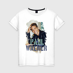 Женская футболка Paul Walker