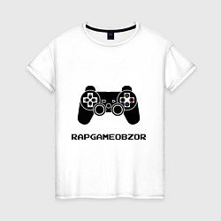 Женская футболка Rapgameobzor