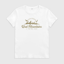 Футболка хлопковая женская Урал Gold Classic, цвет: белый