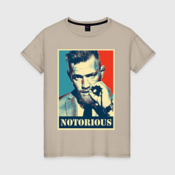 Женская футболка Notorious