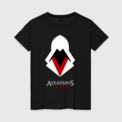 Футболка хлопковая женская ASSASSIN'S CREED, цвет: черный