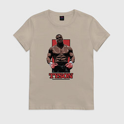 Футболка хлопковая женская Tyson, цвет: миндальный