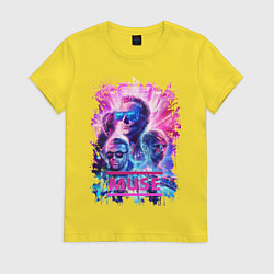 Футболка хлопковая женская Muse, цвет: желтый