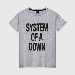 Женская футболка System of a down