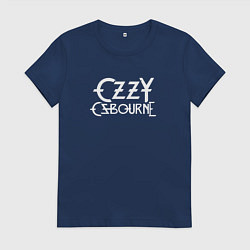 Футболка хлопковая женская Ozzy Osbourne, цвет: тёмно-синий