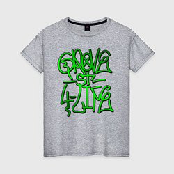 Женская футболка GTA Tag GROVE