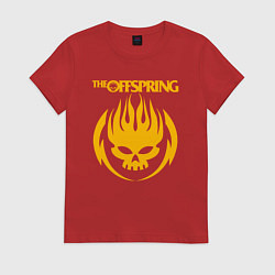Футболка хлопковая женская THE OFFSPRING, цвет: красный