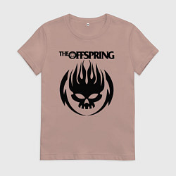 Футболка хлопковая женская THE OFFSPRING, цвет: пыльно-розовый