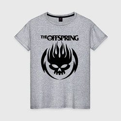 Футболка хлопковая женская THE OFFSPRING, цвет: меланж
