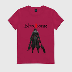 Футболка хлопковая женская Bloodborne, цвет: маджента
