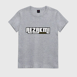 Футболка хлопковая женская GTA, aezakmi, цвет: меланж