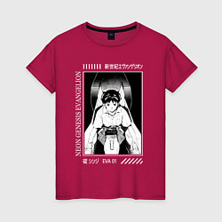 Женская футболка Синдзи Икари, Евангелион