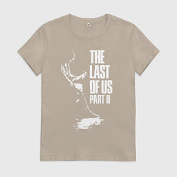 Футболка хлопковая женская Элли с гитарой, цвет: миндальный