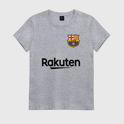 Футболка хлопковая женская BARCELONA, цвет: меланж