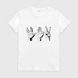 Женская футболка Вулканский салют Z