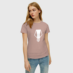 Футболка хлопковая женская Bakugo t-shirt, цвет: пыльно-розовый — фото 2