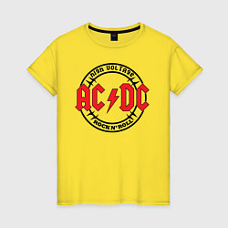 Женская футболка ACDC