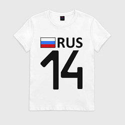 Женская футболка RUS 14