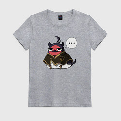 Футболка хлопковая женская Nero bird, цвет: меланж