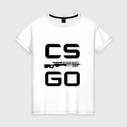 Женская футболка CS GO AWP Z