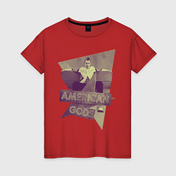 Женская футболка Техномальчик Американские Боги